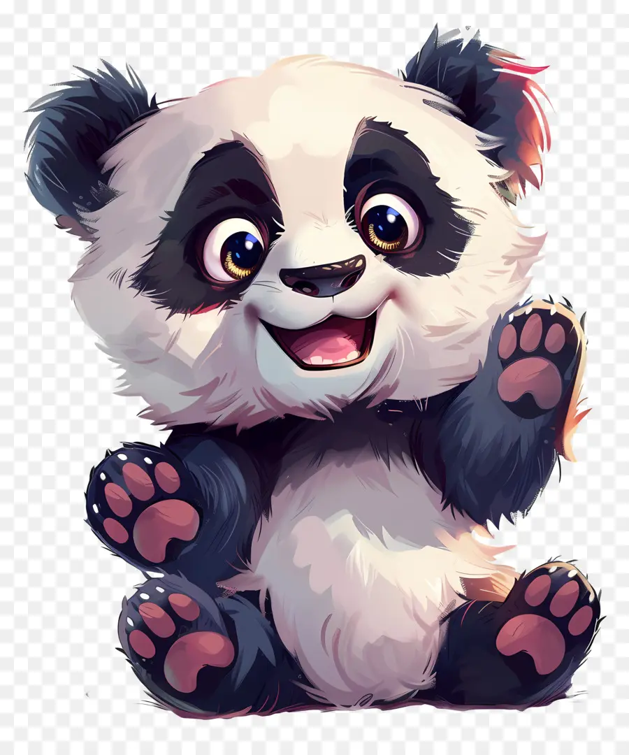 Panda Bonito，Urso De Panda Fofo PNG