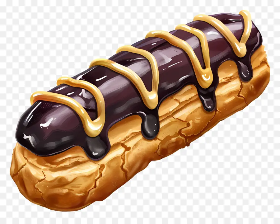 Éclair，Pastelaria PNG