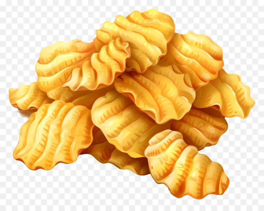 Batata Crinkles，Batata Chips PNG