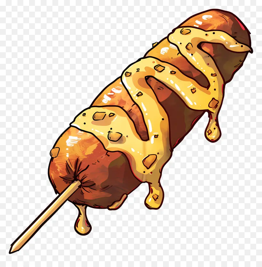 Corndog，Cachorro Quente PNG