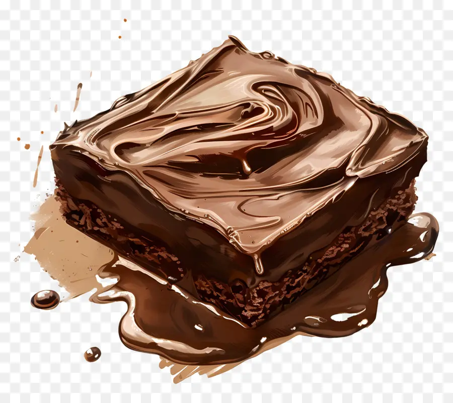 Chocolate Sem Farinha，Chocolate Brownie PNG