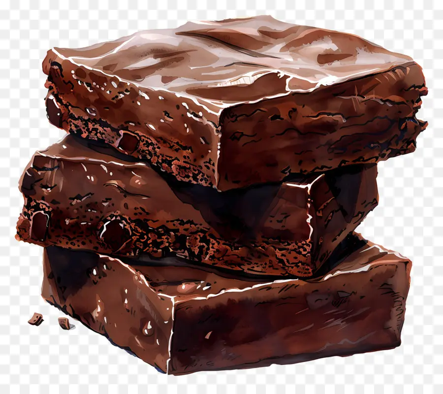 Chocolate Sem Farinha，Brownies De Chocolate PNG