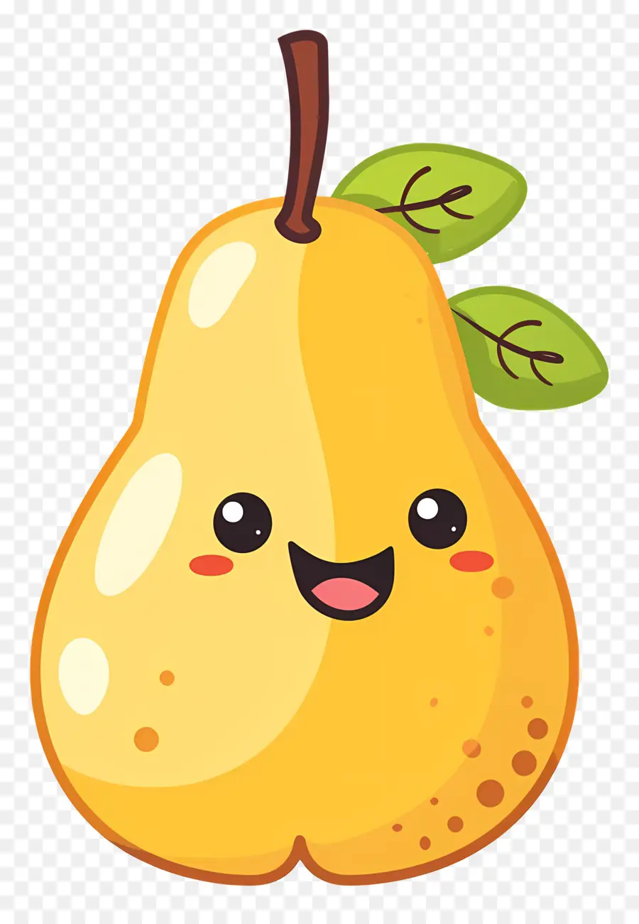 Pera Dos Desenhos Animados，Pear Fofa PNG