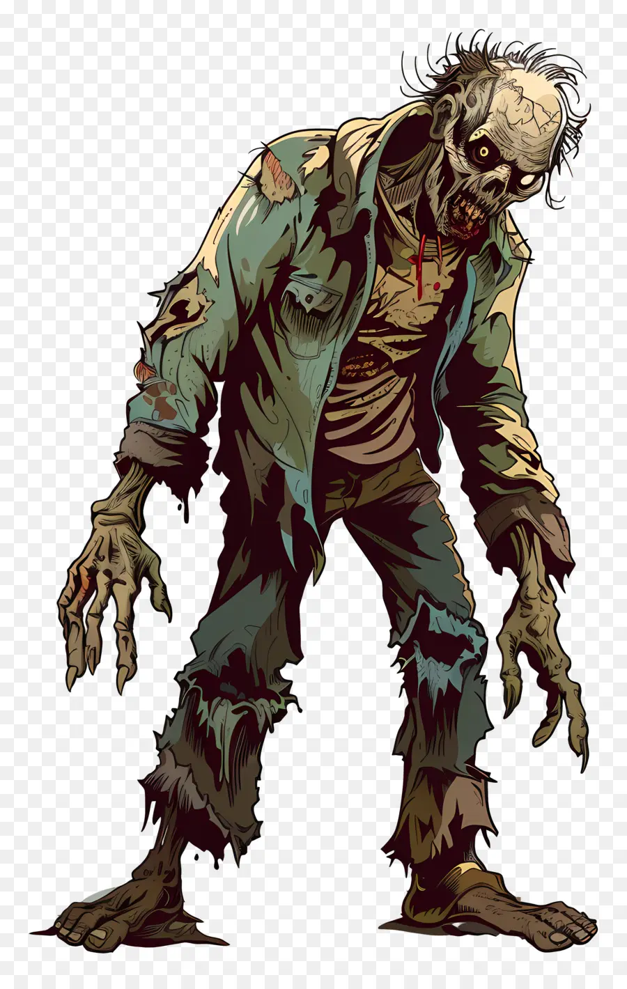 Zombie Assustador，Zombie PNG