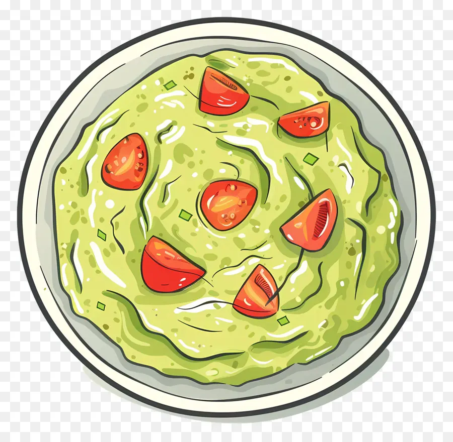 Guacamole，Tomates PNG