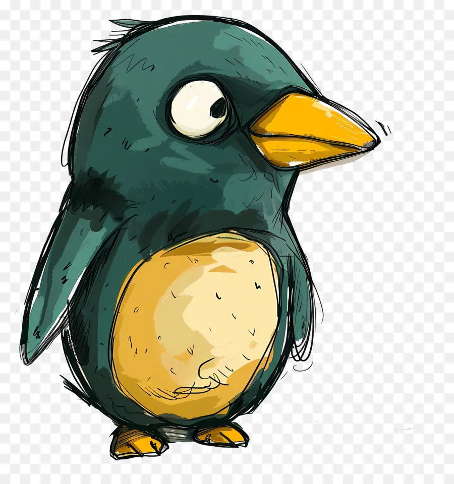 Pássaro De Desenho Animado，Pinguim PNG