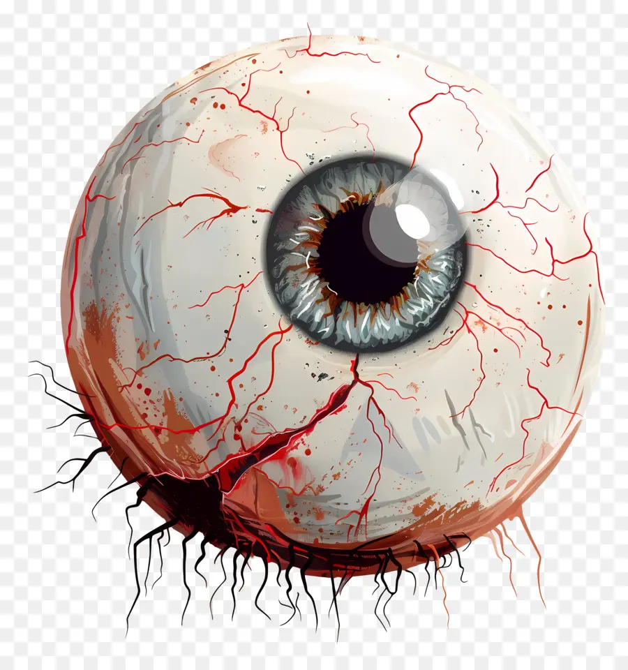 Halloween Eyelall，Hemorragia Ocular PNG