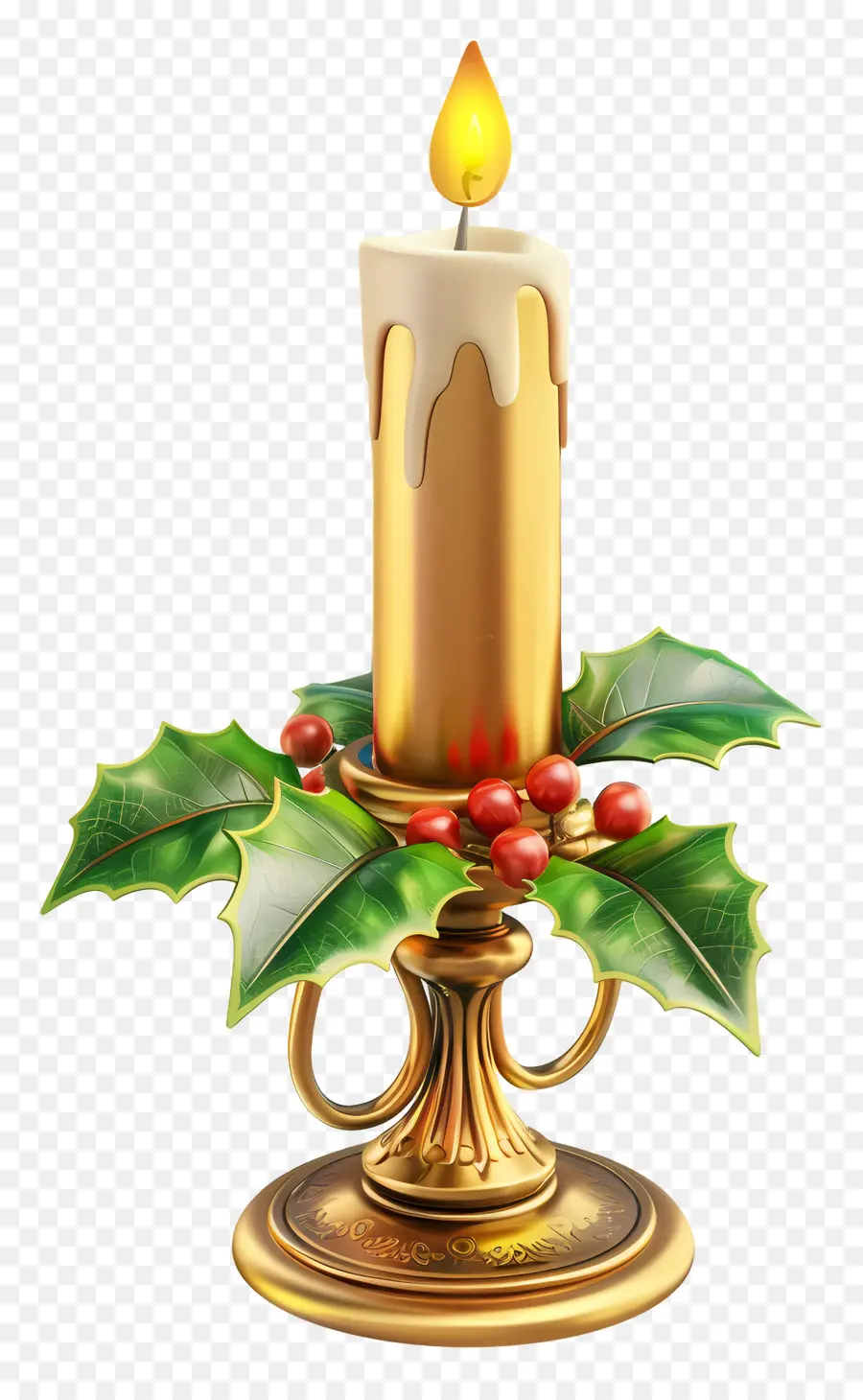 Capacelestick De Natal，Vela PNG