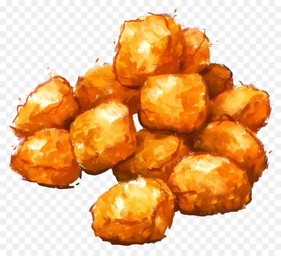 Nuggets，Batatas Fritas PNG