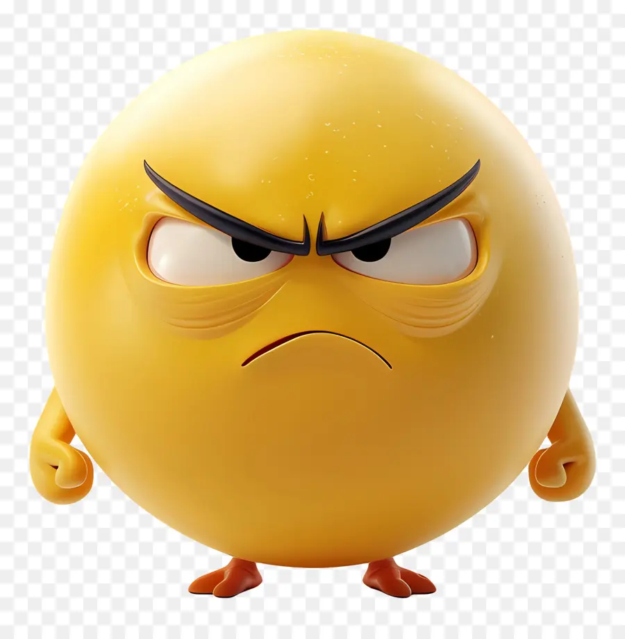 Angry Emoji，Personagem De Desenho Animado PNG