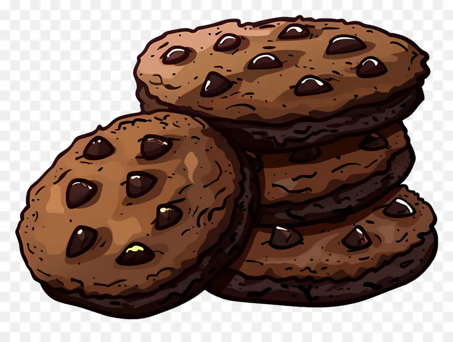 Cookies De Chocolate，Chocolate Chip Cookies PNG