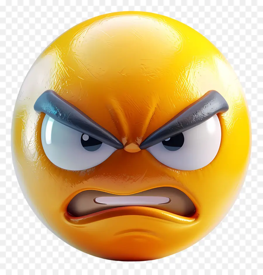 Emoji Irritado，Face PNG