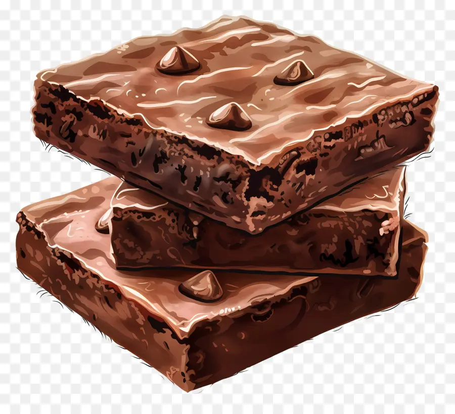 Chocolate Sem Farinha，Brownies De Chocolate PNG