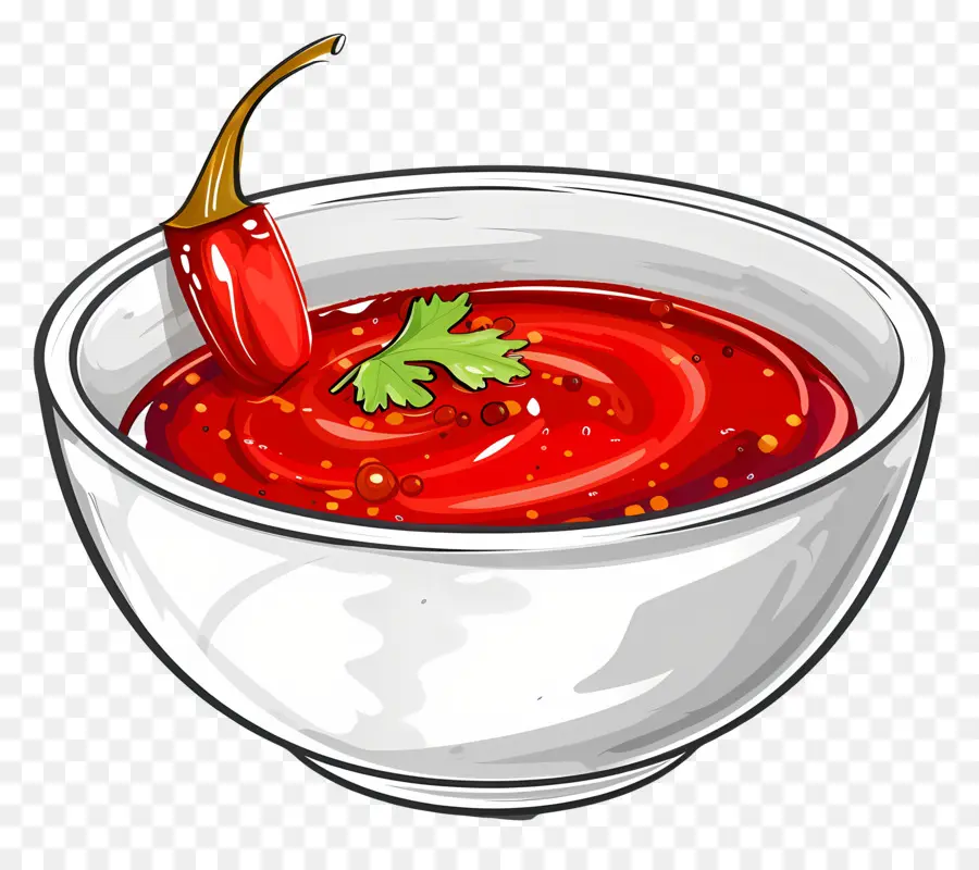 Tigela De Salsa，Pimentão PNG