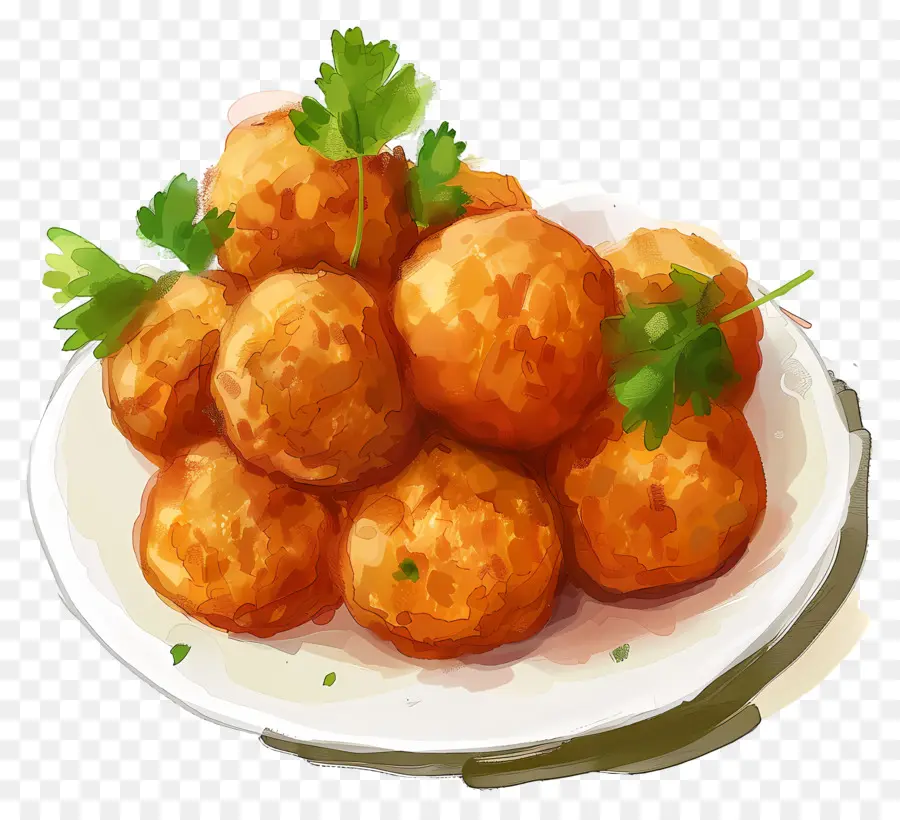 Frango Bolas，Nuggets De Frango Frito PNG