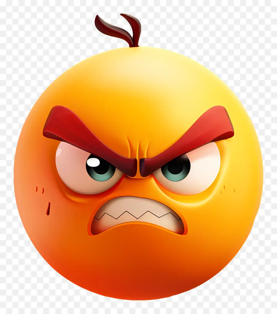 Angry Emoji，Emoji De Olhos Vermelhos PNG