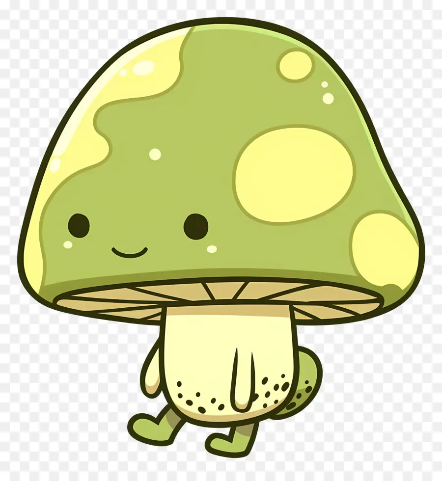 Cartoon Cogumelo，Cogumelo Sorridente PNG