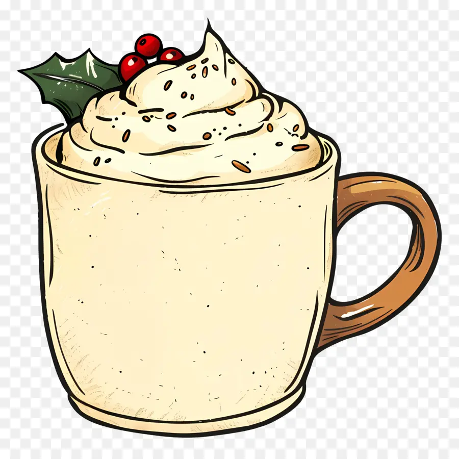 Xícara Com Chantilly，Caneca PNG