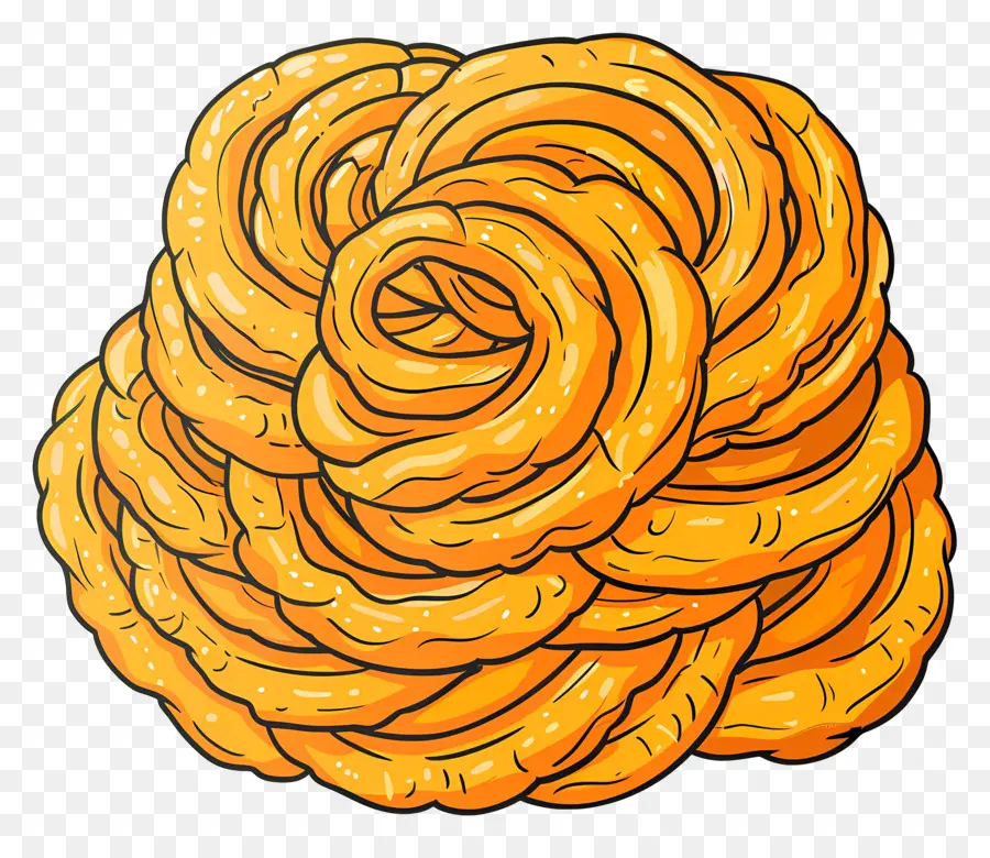 Jalebi，Doce PNG