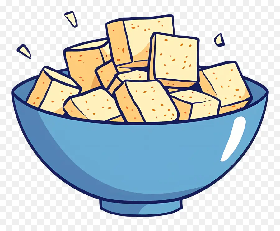 Cubos De Tofu，Tigela PNG