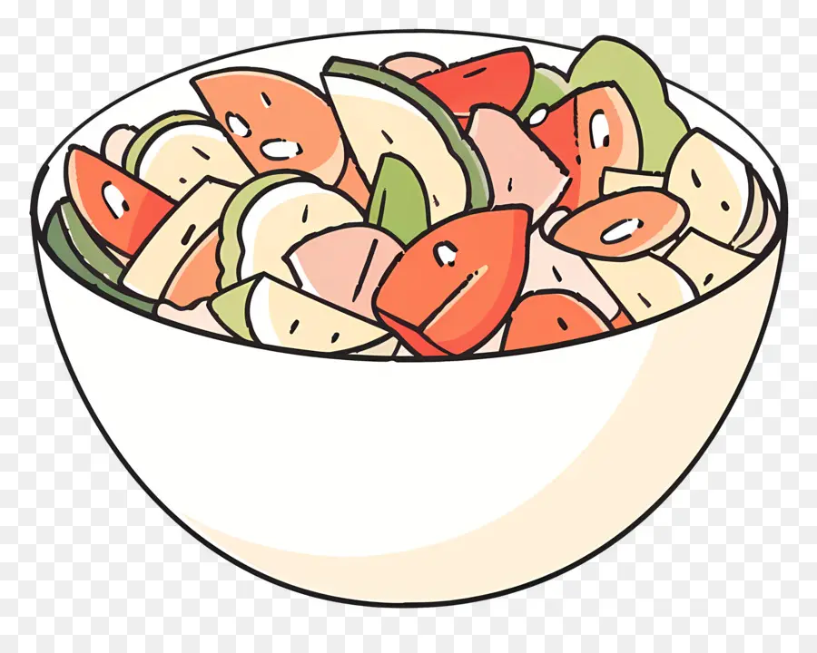 Salada De Frutas，Tigela PNG