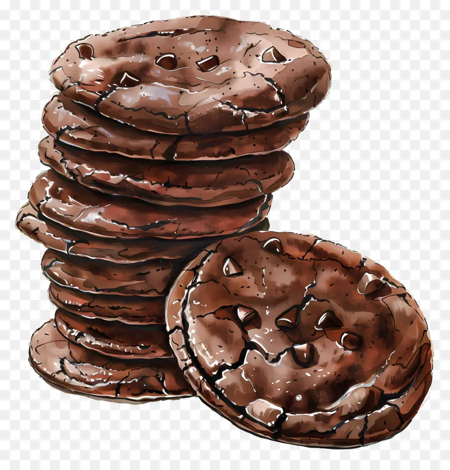 Biscoitos De Chocolate，Biscoitos PNG