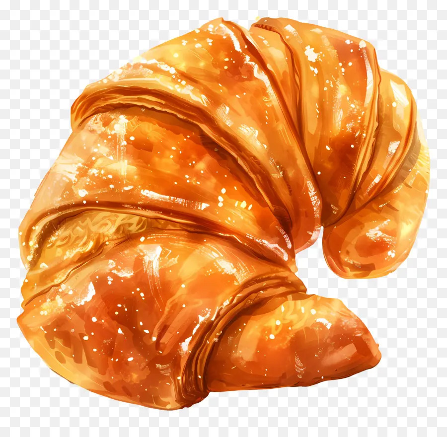 Croissant，Pequeno Almoço PNG