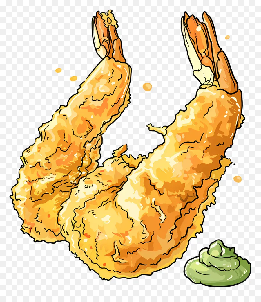 Tempura，Frango Frito PNG