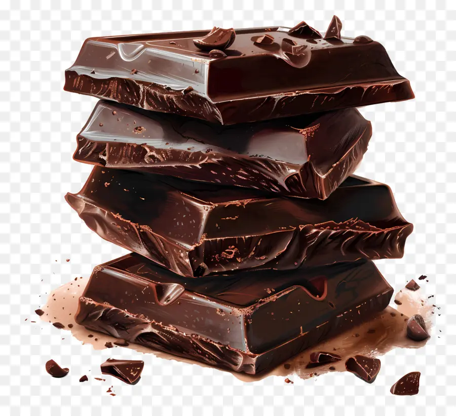 Barras De Chocolate，Chocolate PNG