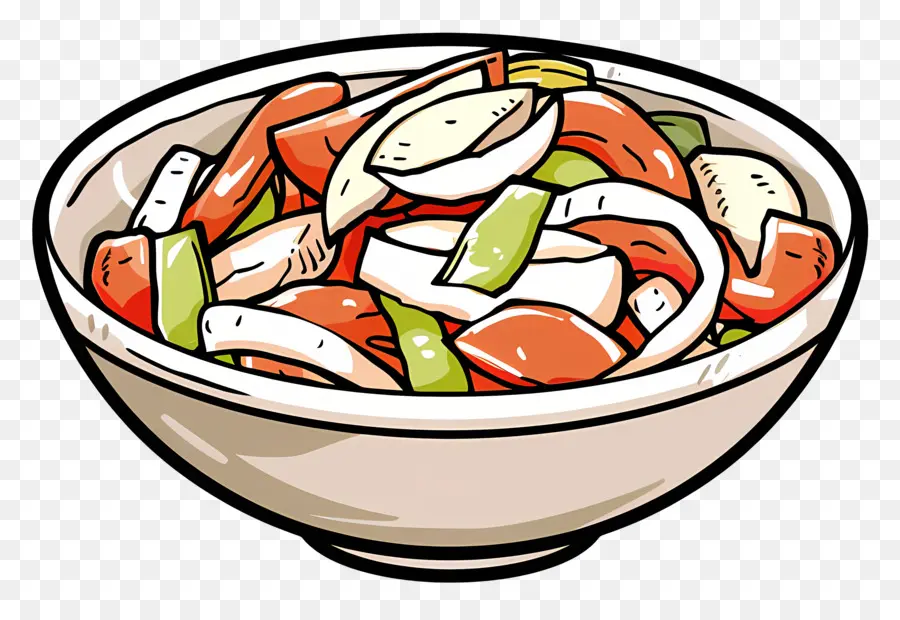 Salada Kimchi Coreana，Salada PNG