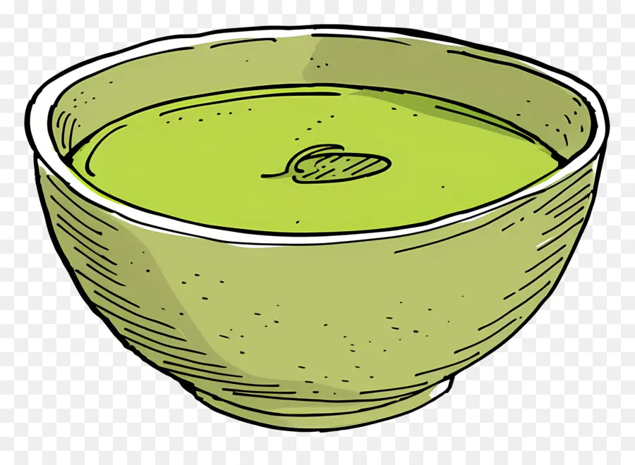 Sopa Verde，O Chá Verde PNG