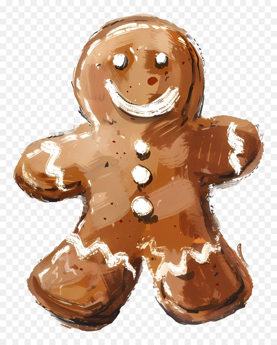 Homem De Gengibre，Chocolate Chip Cookie PNG