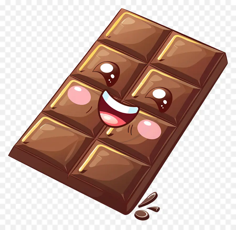 Barra De Chocolate，Desenho Animado PNG