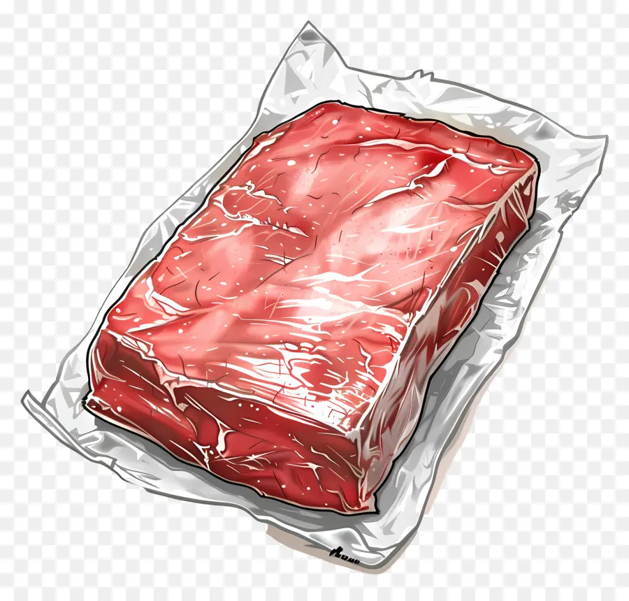 Pacote De Carne Congelada，Bife PNG