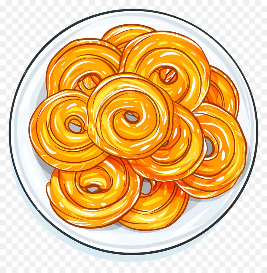 Jalebi，Doce PNG