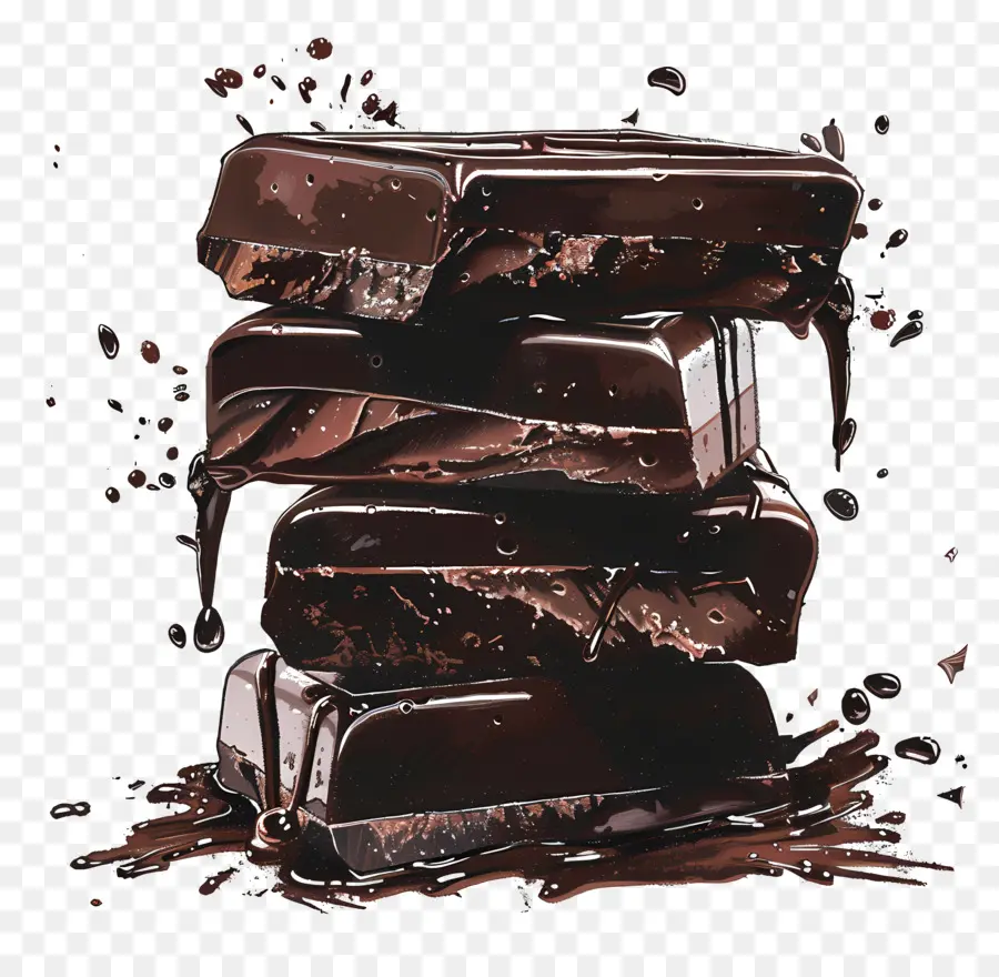 Barras De Chocolate，Chocolate PNG