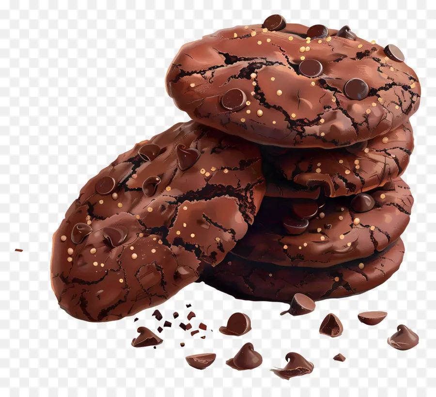 Cookies De Chocolate，Chocolate Chip Cookies PNG