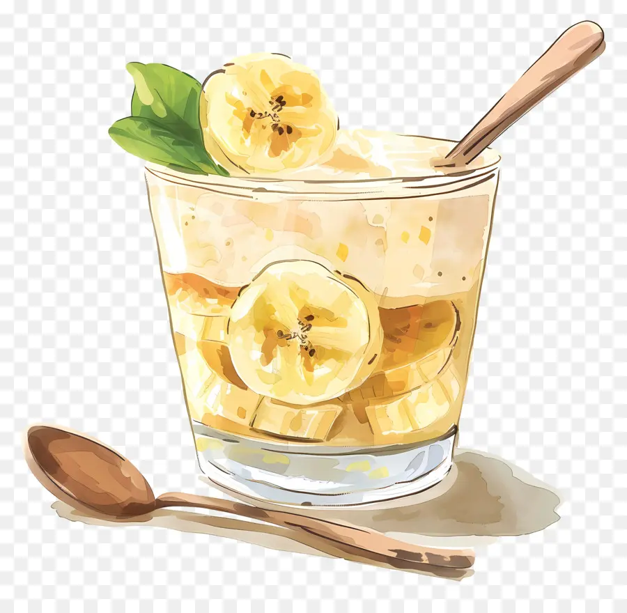 Compota De Banana，Pudim De Banana PNG