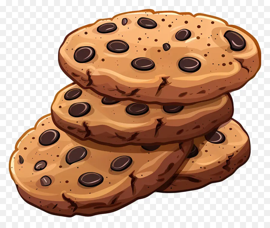 Cookies De Chocolate，Chocolate Chip Cookies PNG