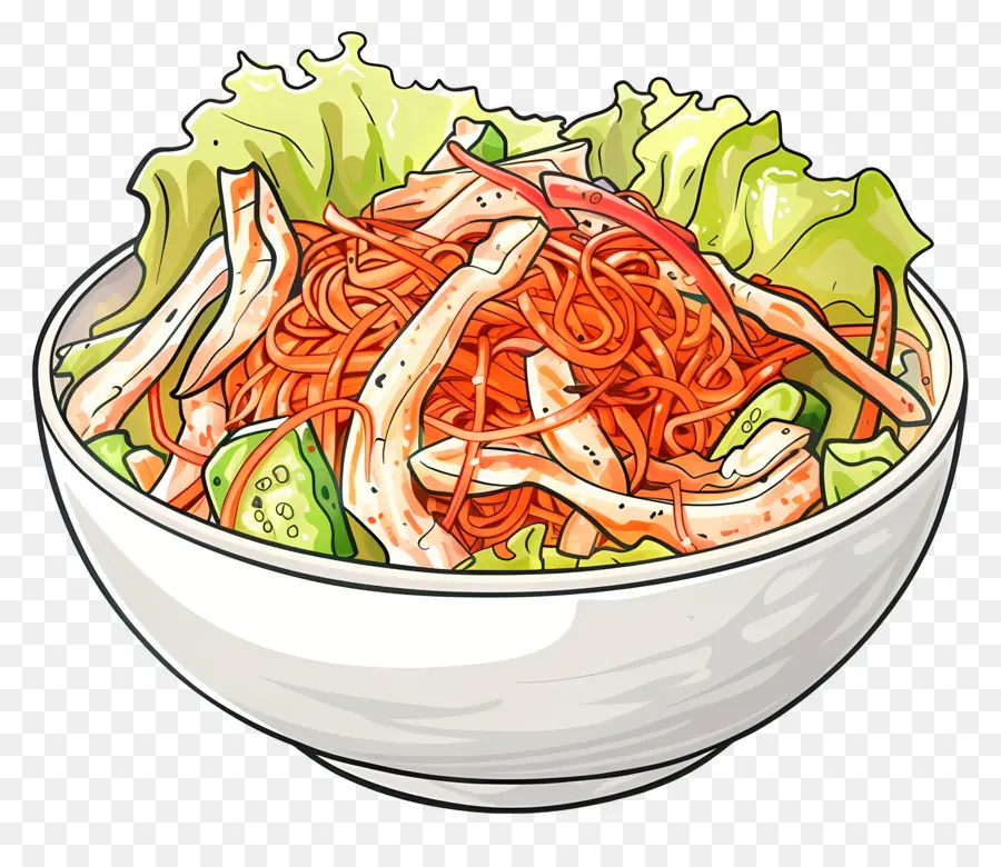 Salada Kimchi Coreana，Sushi PNG