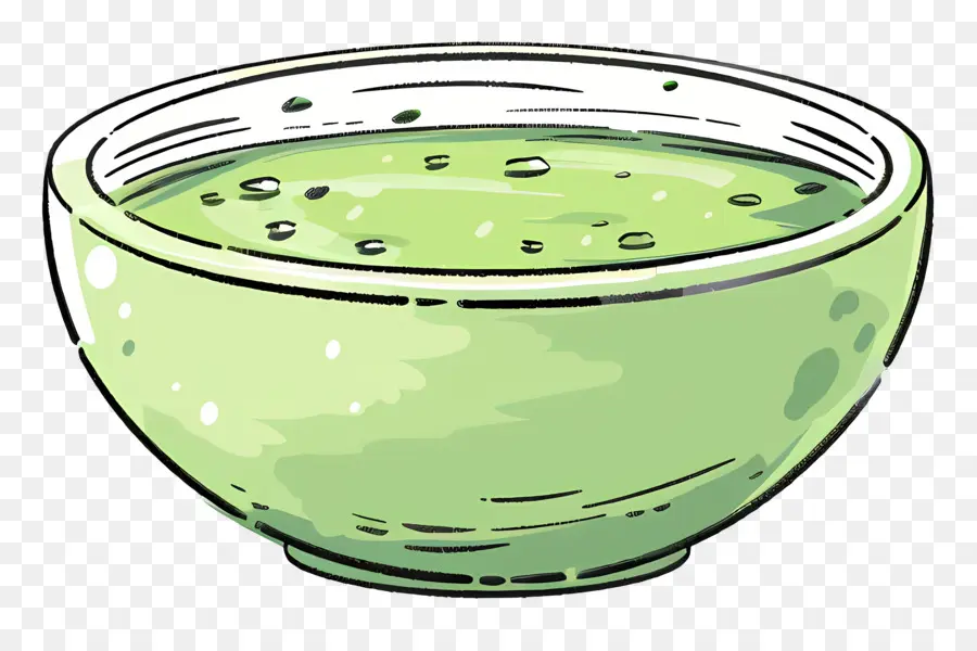 Sopa Verde，Bolhas De Sopa PNG