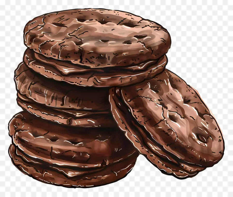 Biscoitos De Chocolate，Biscoitos PNG