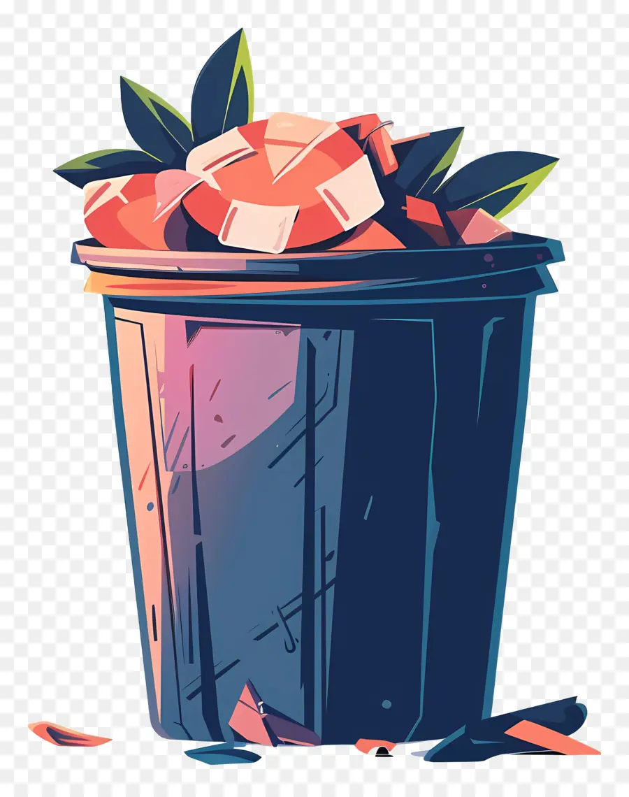 Lixo Em Lixo，Garbage Can PNG