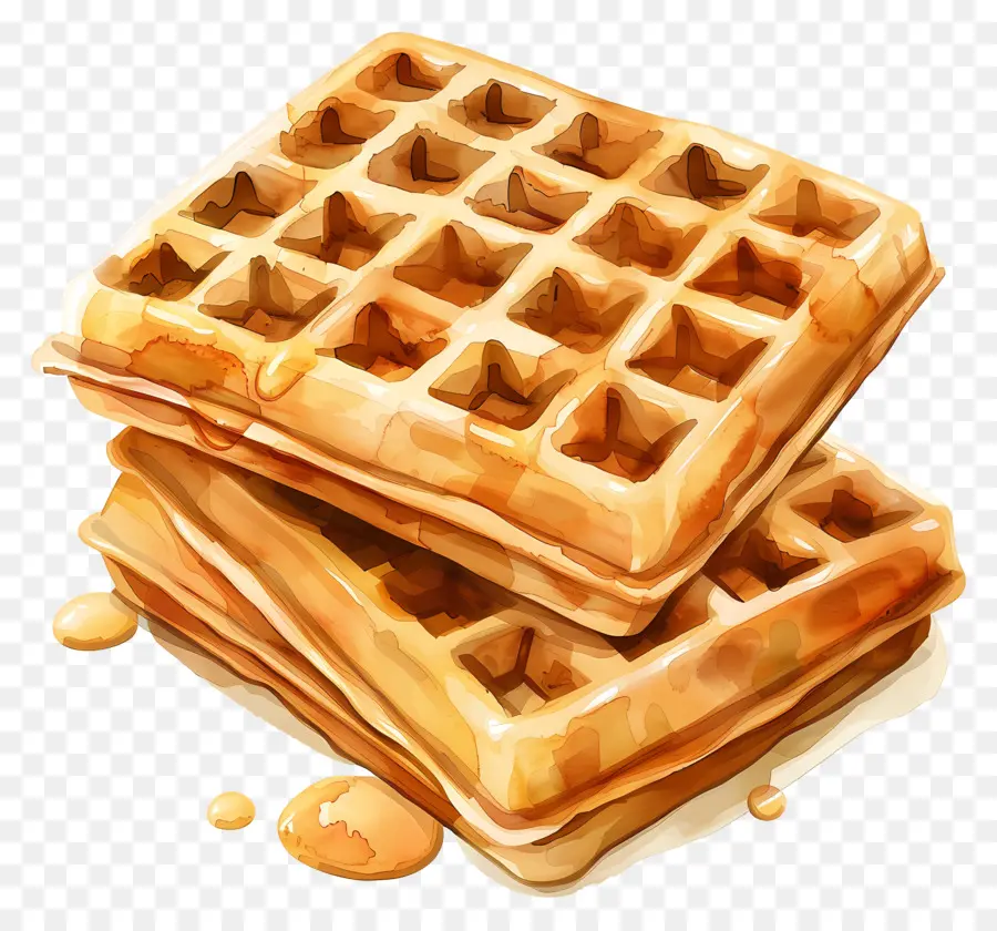 Waffles，Xarope PNG