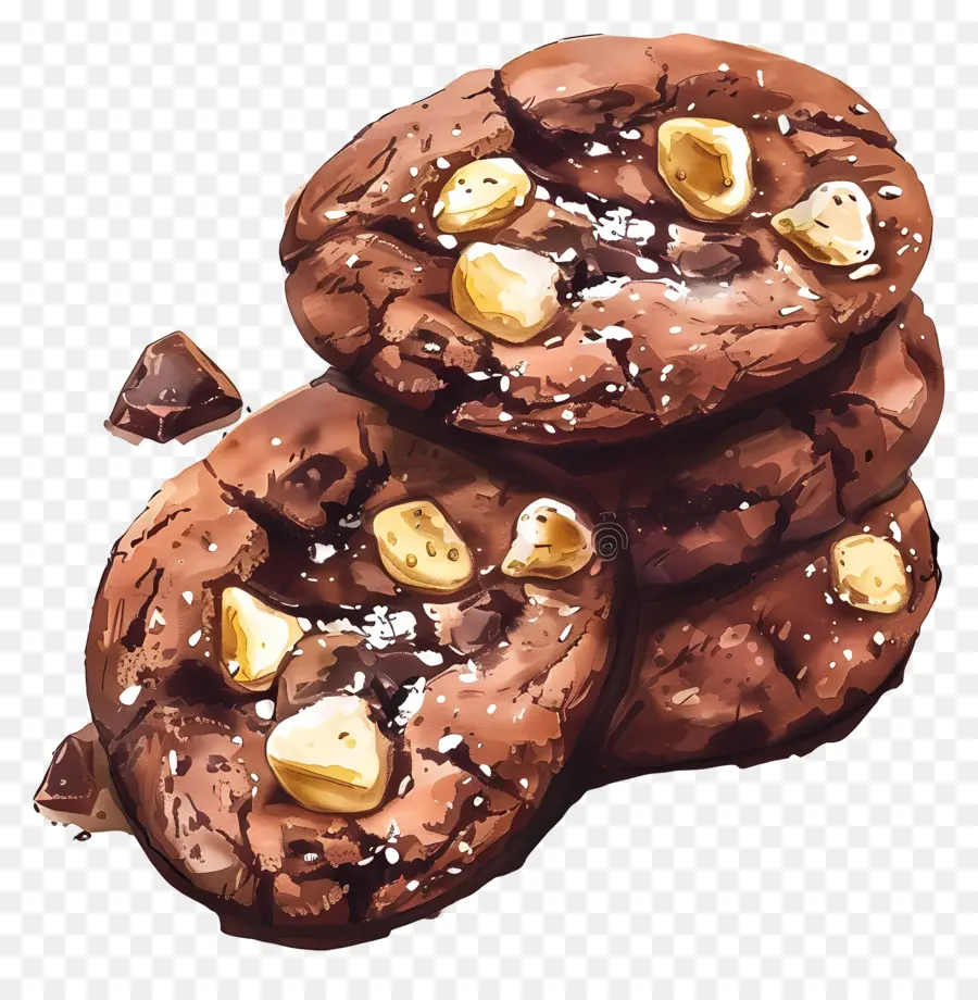 Cookies De Chocolate，Chocolate Chip Cookies PNG