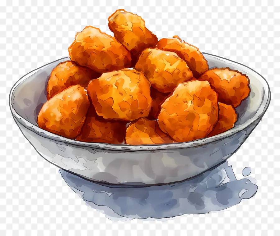 Nuggets，Nuggets De Frango Frito PNG