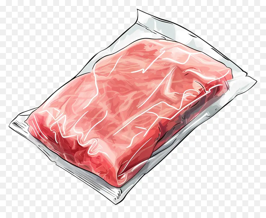 Pacote De Carne Congelada，Carne PNG