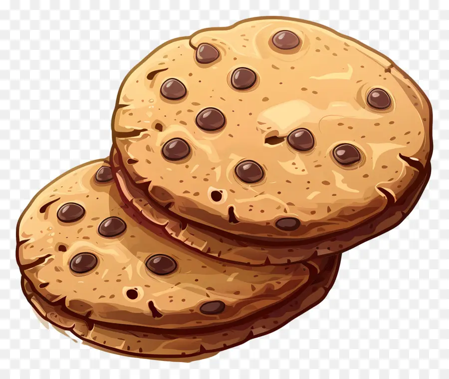 Biscoitos De Chocolate，Sobremesa PNG