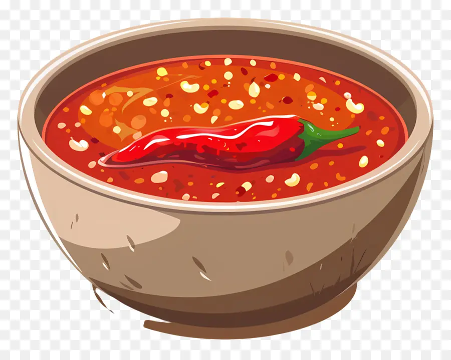 Tigela De Molho De Pimenta，Apimentado PNG