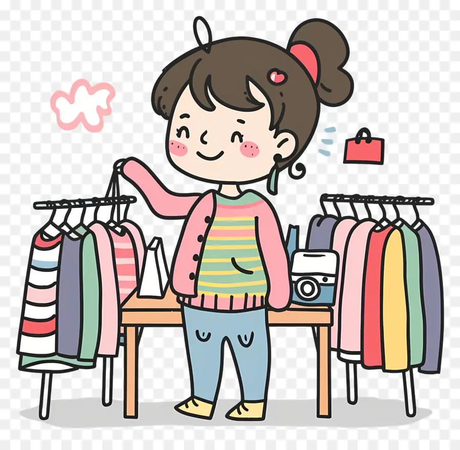 Pano De Compras De Menina，Moda Feminina PNG